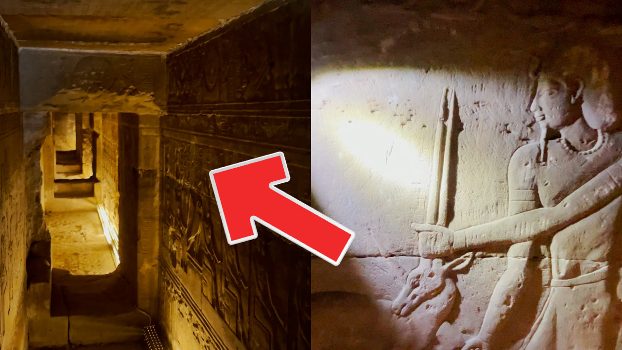 NEVER Before Seen Video INSIDE The FORBIDDEN Crypts Below The Dendera Temple of Hathor – Anyextee