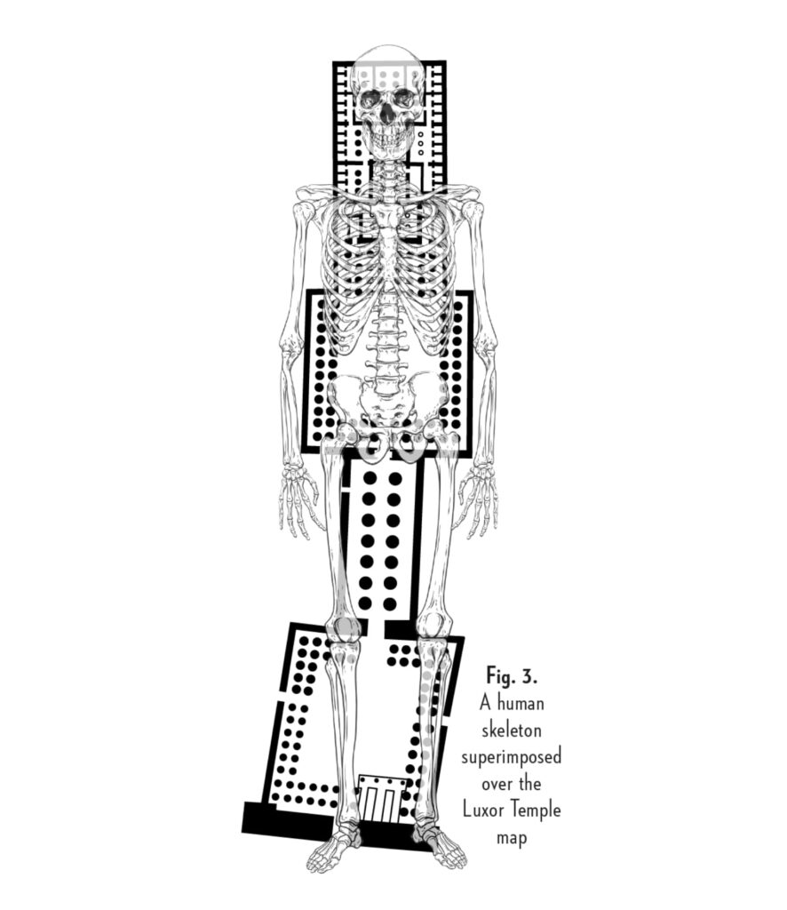 Luxor Temple of Man Plan by Anyextee