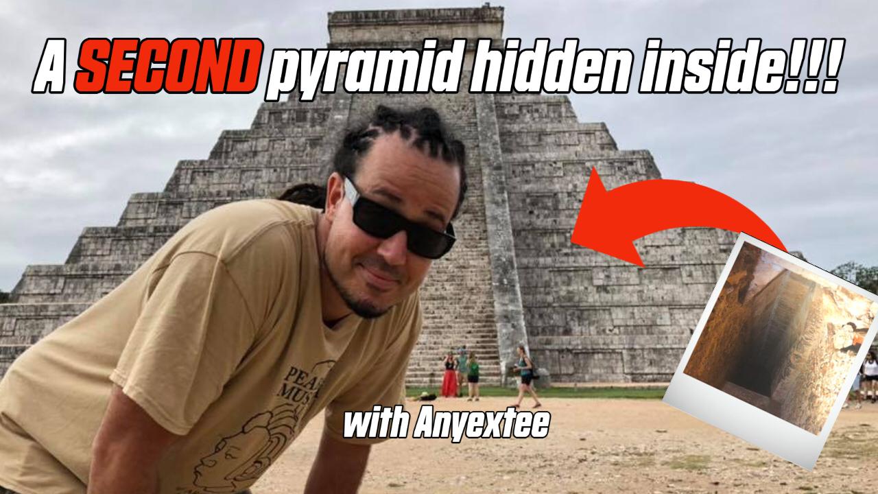 NEVER Before Seen Video of the HIDDEN 2nd Pyramid INSIDE Kukulkan at Chichen Itza with Anyextee