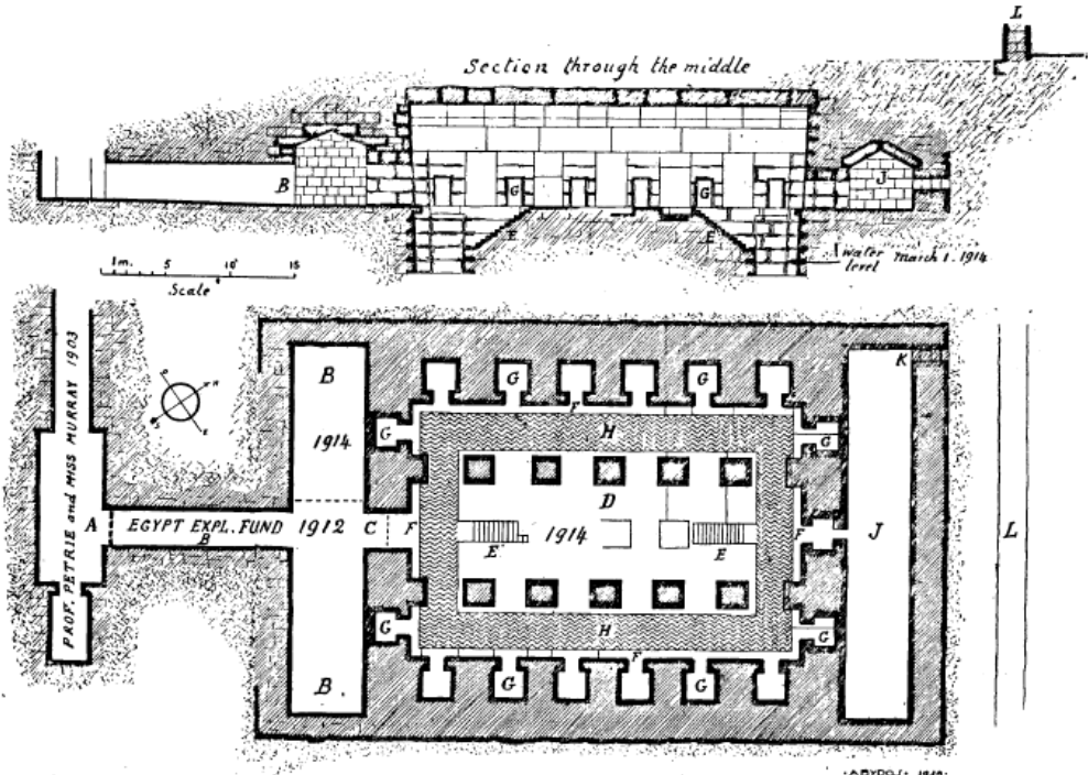Osireion Floor Plan